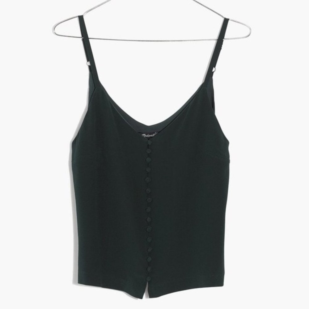 NWT Madewell silk button-down cami